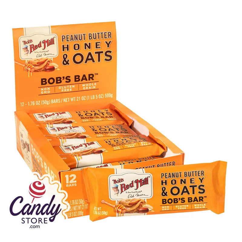 Bob's Red - Bar - Peanut Buter & Oat - 1.76oz - 12ct