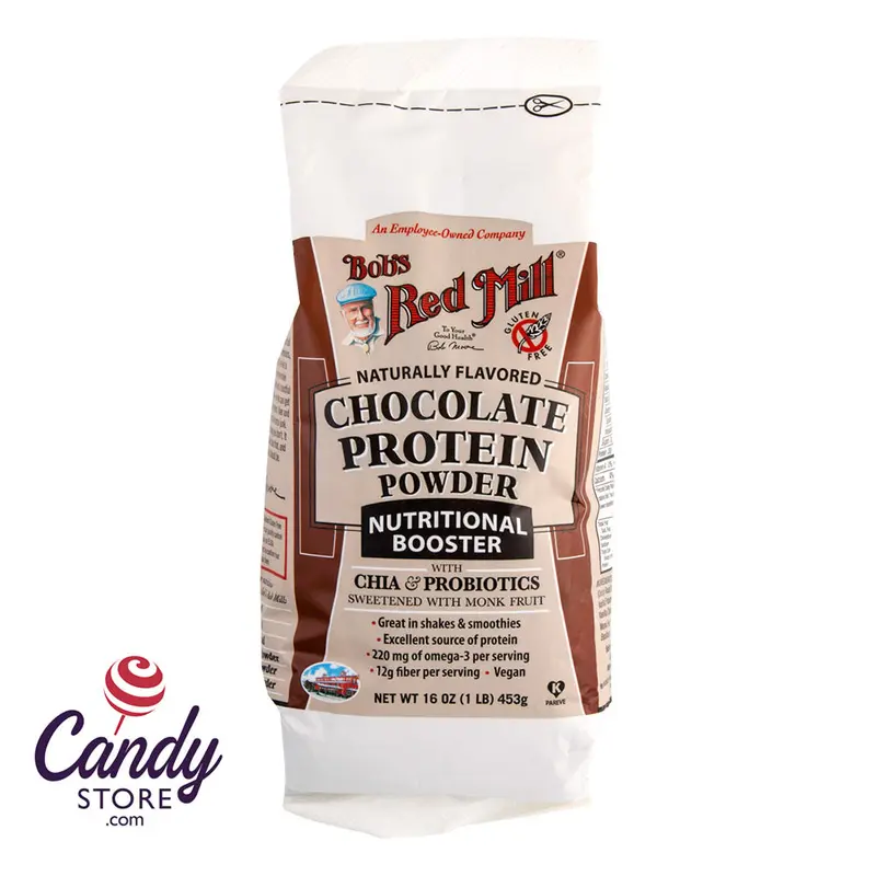 Bob's Red Mill Chocolate Protein Powder 16oz Bag - 4ct