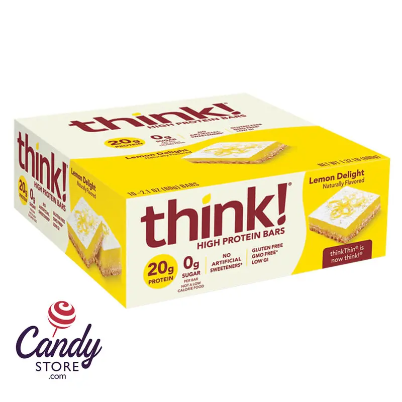 Think! Lemon Delight Protein Bar 2.1oz - 10ct