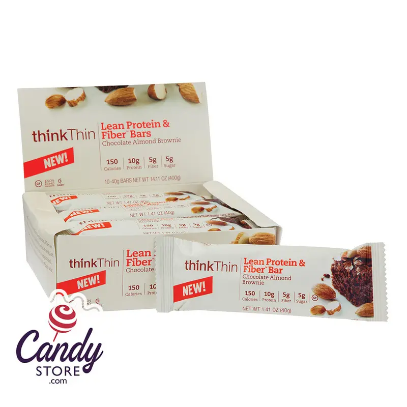 Think Thin Chocolate Almond Brownie Protein Bar 1.41oz - 10ct