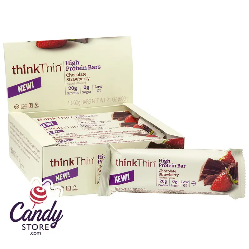 Think Thin Chocolate Strawberry Protein Bar 2.1oz - 10ct