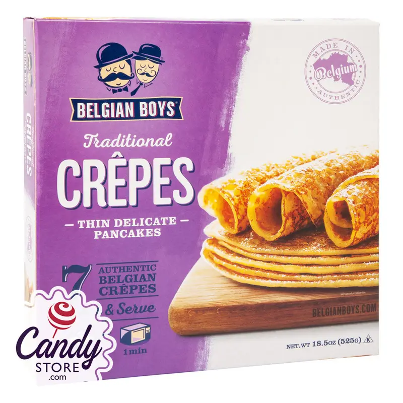 Belgian Boys All Natural Crepes 18.5oz - 12ct