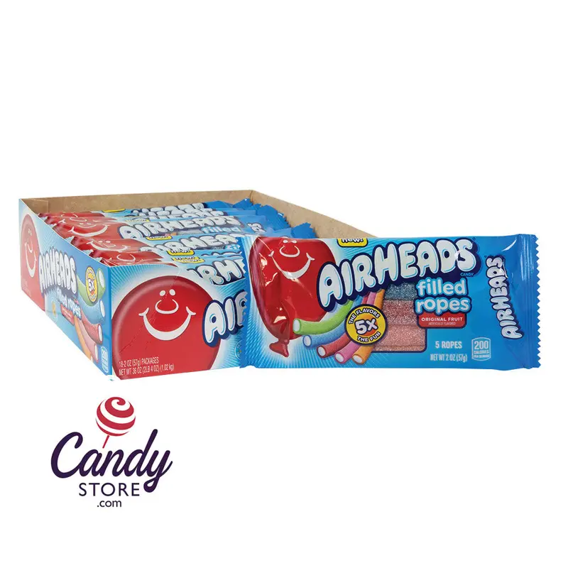 Airheads Filled 2oz Ropes - 12ct