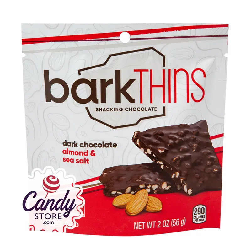 Bark Thins Dark Chocolate Almond 2oz Peg Bags - null
