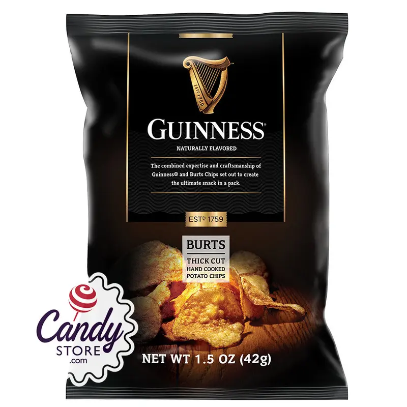 Burts Guinness Original Chips 1.5oz Bags - 20ct