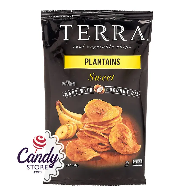 Terra Chips Sweet Plantain Chips 6oz Bags - 12ct