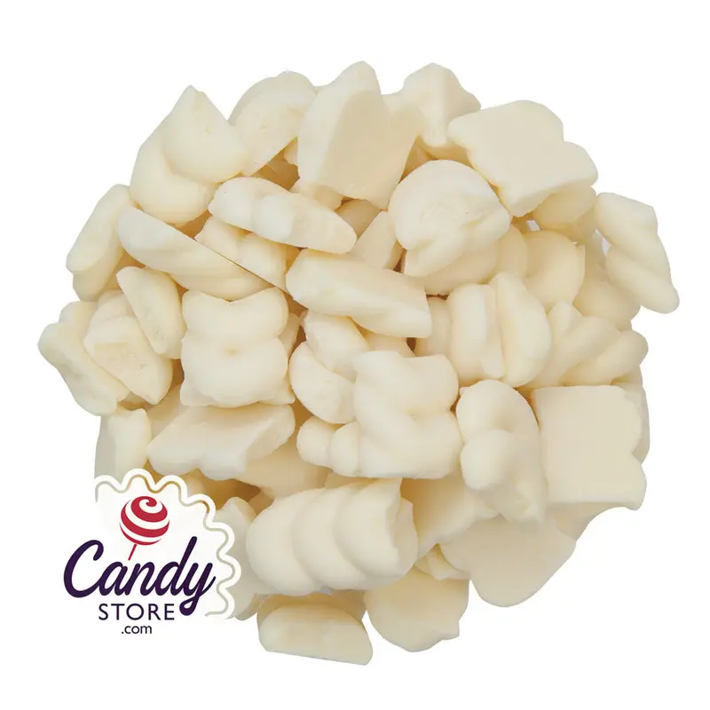 White Melting Chocolate Guittard Pastel Ribbons - 50lb Bulk