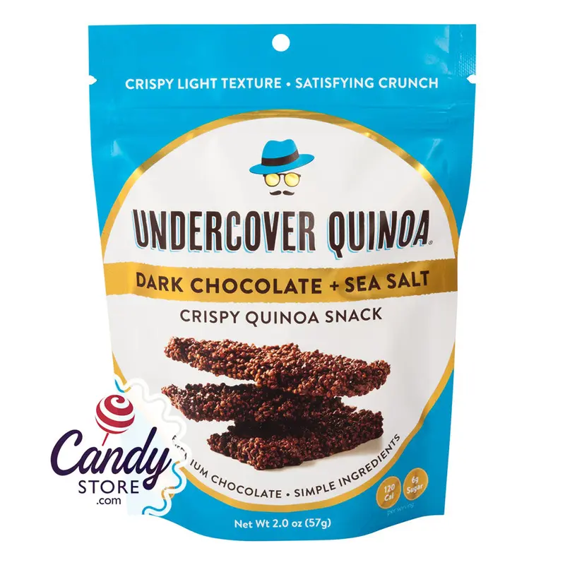 Undercover Quinoa Dark Chocolate + Sea Salt 2oz Bags - 12ct