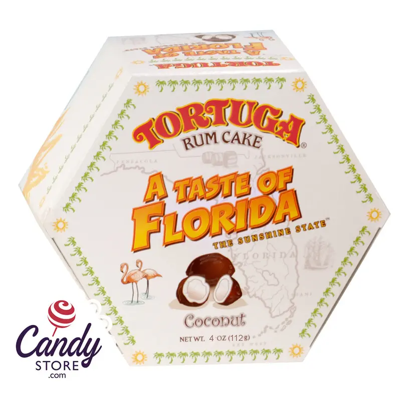 Tortuga Coconut Rum Cakes A Taste Of Florida  - 12ct