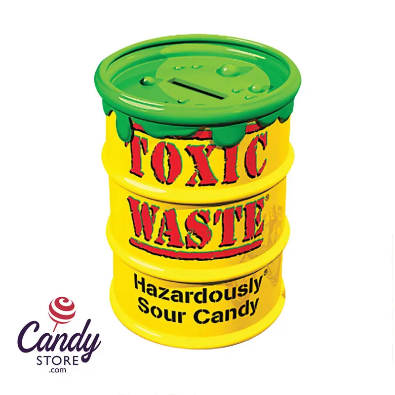 Toxic Waste Giant Barrels Sour Assorted - 6ct