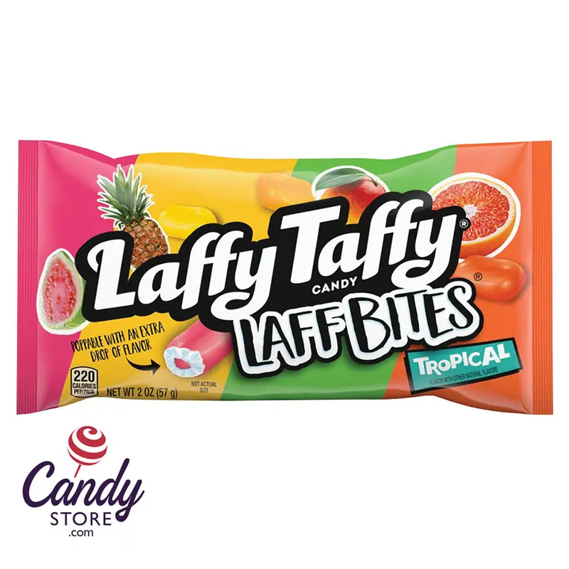 Tropical Laffy Taffy Laff Bites - 24ct Bags