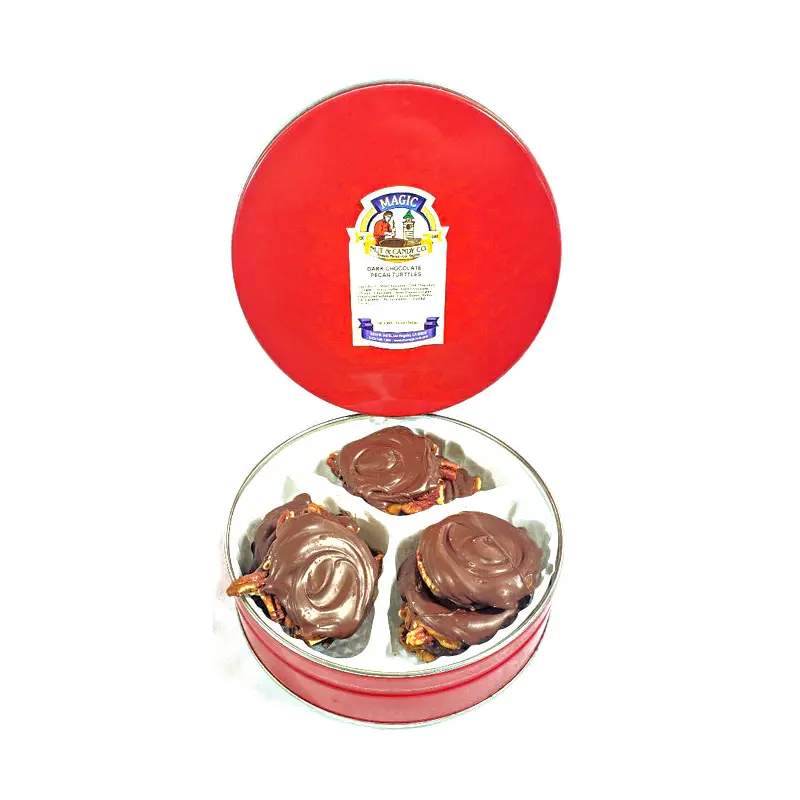 12 Oz Dark Chocolate Pecan Turtle Tin