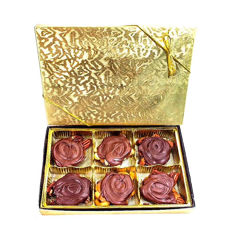 12 oz Milk and Dark Chocolate Turtles