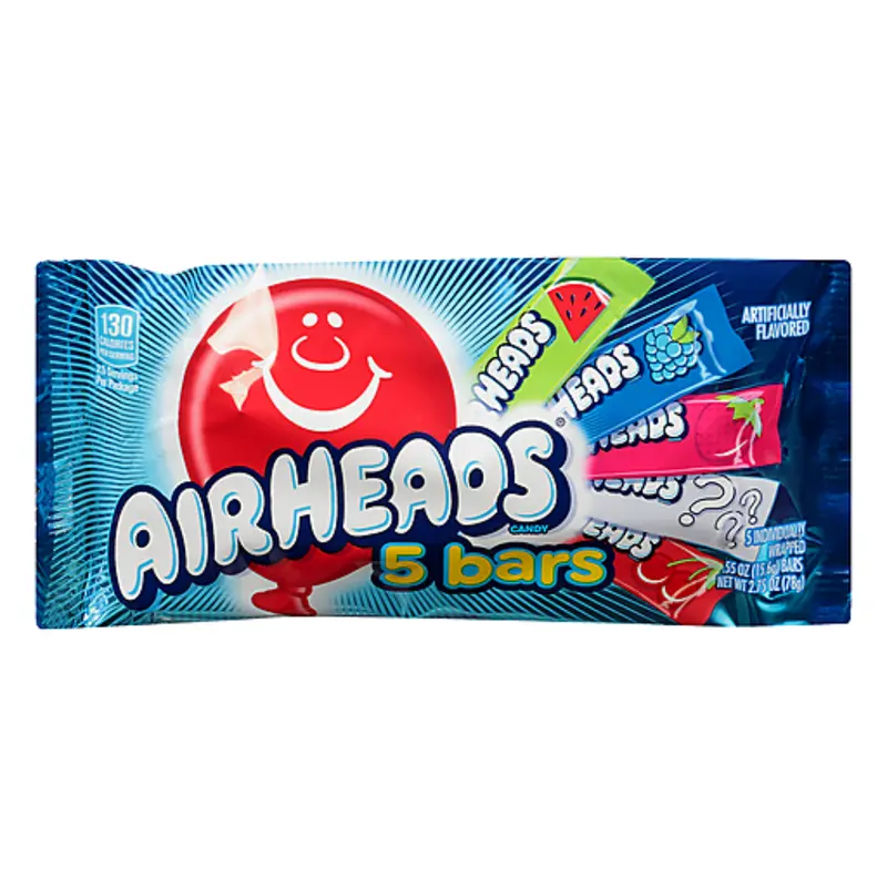 AIRHEADS Assorted 5pk