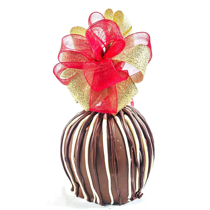 Triple Stripe Caramel Apple