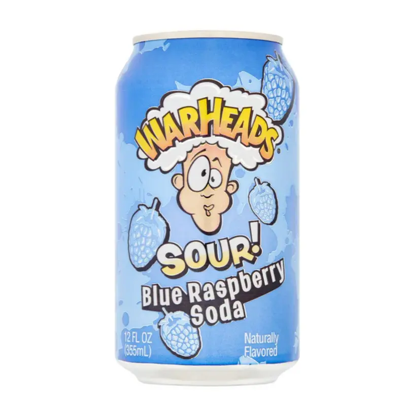 WARHEADS Blue Raspberry Soda