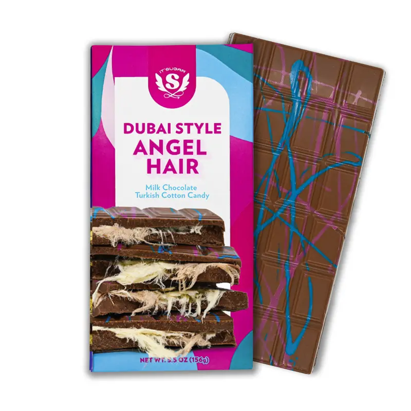 IT'SUGAR Angel Hair Chocolate Bar with Turkish Cotton Candy
