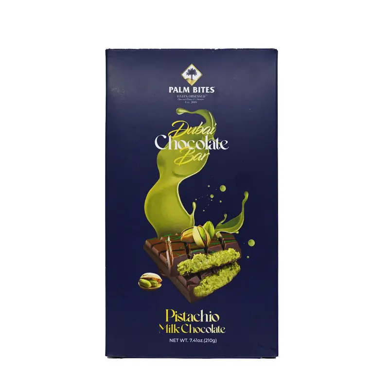 Palm Bites Pistachio Dubai Chocolate Bar 6.7oz