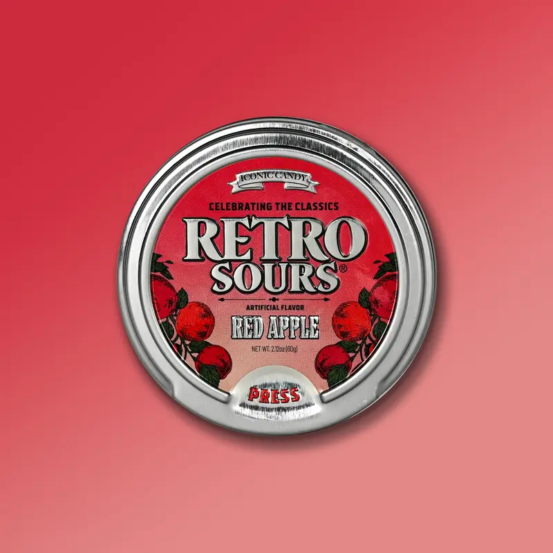 Retro Sours Red Apple