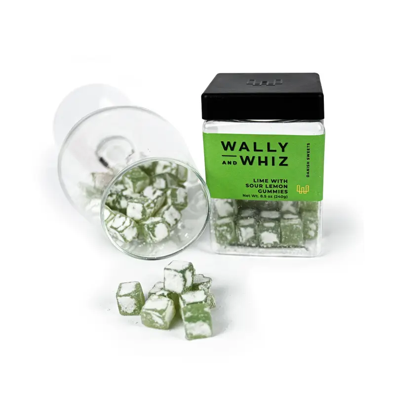 Wally and Whiz Lime with Sour Lemon Gummies