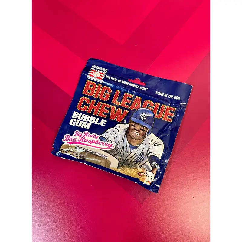 Big League Chew Big Rally Blue Raspberry: A Home Run for Raspberry Lovers!