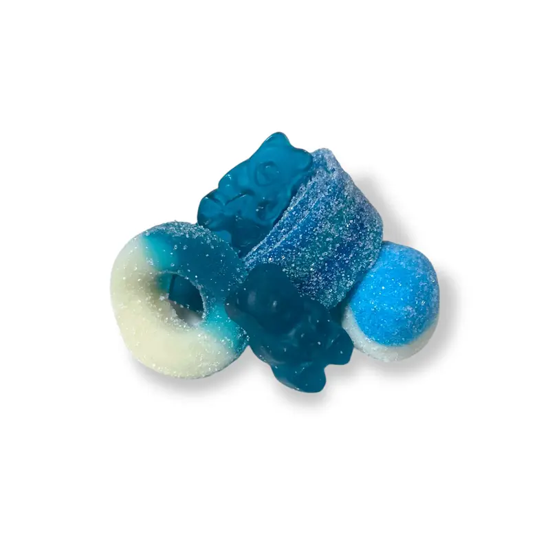 Blue Raspberry Gummy & Sour Mix