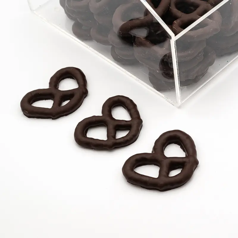 Dark Chocolate Covered Jumbo Pretzels