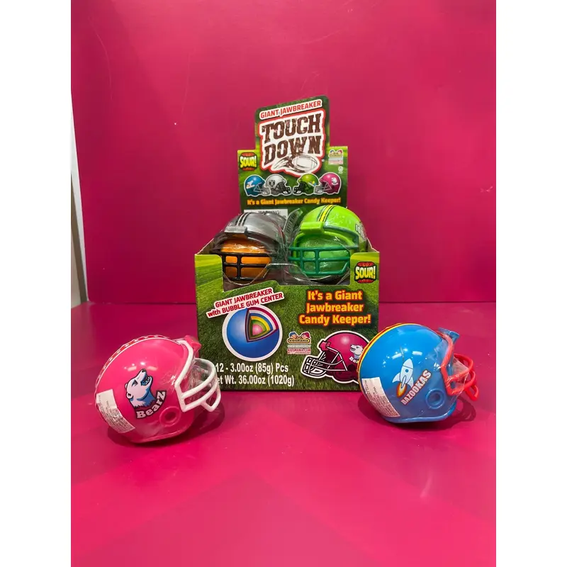 Giant Jawbreaker Touch Down With Bubble Gum Center