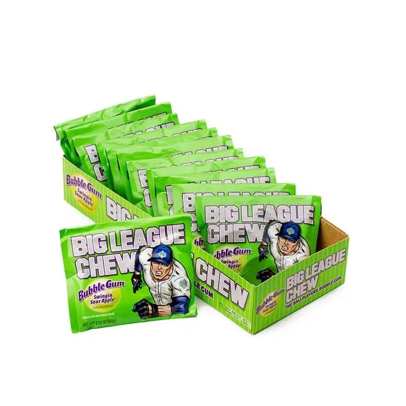 Big League Chew Sour Apple 12 ct.