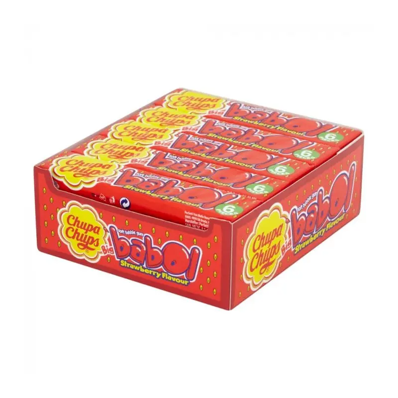 Chupa Chups Babol Strawberry 20 ct.