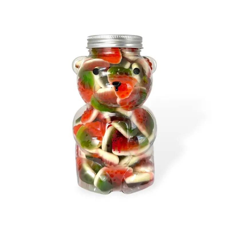 Jar of Gummy Strawberries & Cream