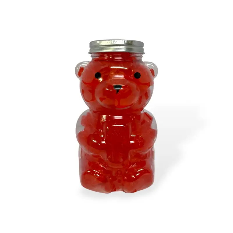 Jar of Strawberry Gummy Bears