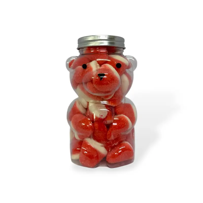 Jar of Strawberry Puffs