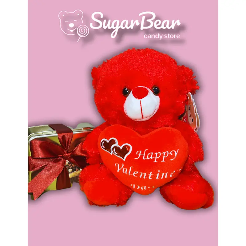LoveBuddy: Valentine's Day Red Stuffed Bear