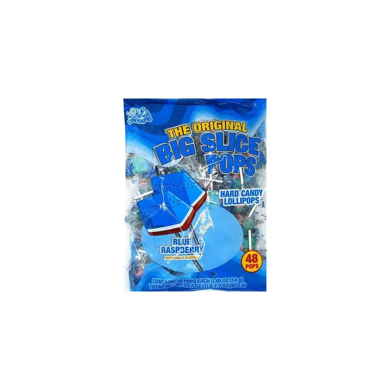 Big Slice Blue Raspberry Pop 48 ct.