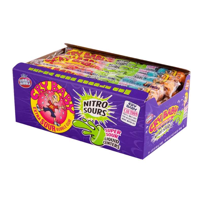 Dubble Bubble Cry Baby Nitro Sour 24 ct.