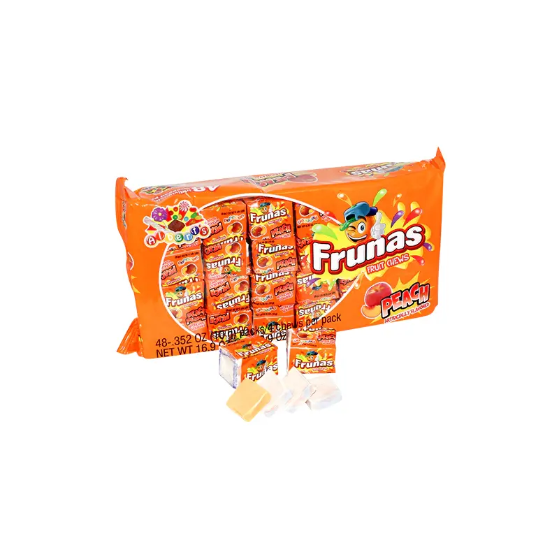 Frunas Fruit Chews Peach 48 ct.