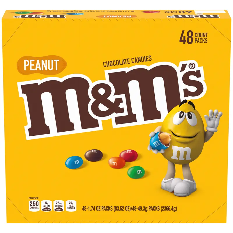 M&M's Peanut 48 ct.
