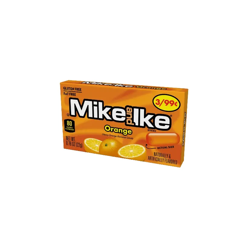 Mike and Ike Orange 0.78 oz. Box 24 ct.