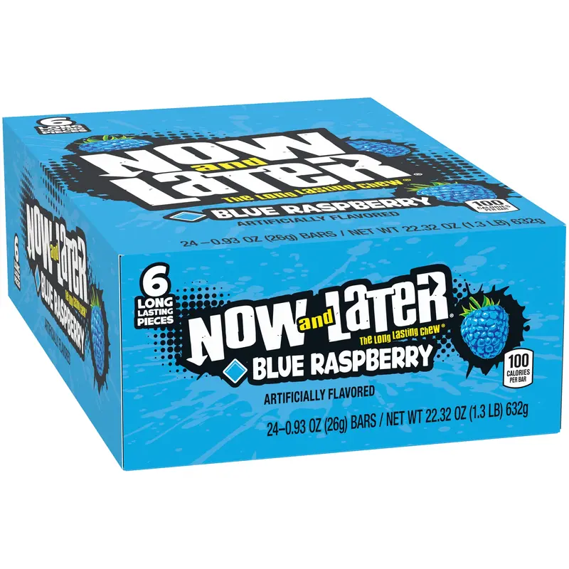 Now and Later Blue Raspberry 24 ct.