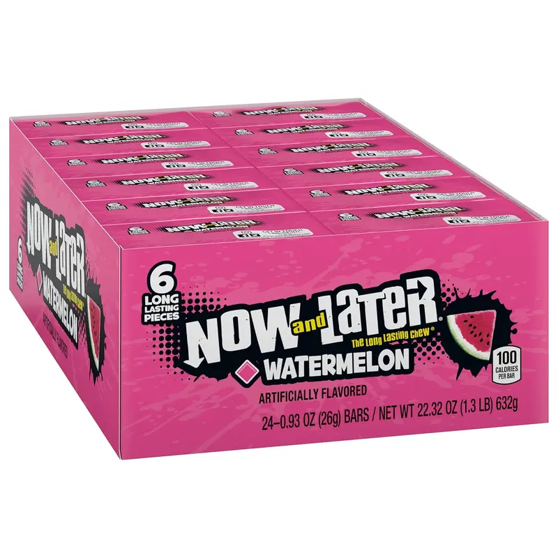 Now and Later Watermelon 24 ct.