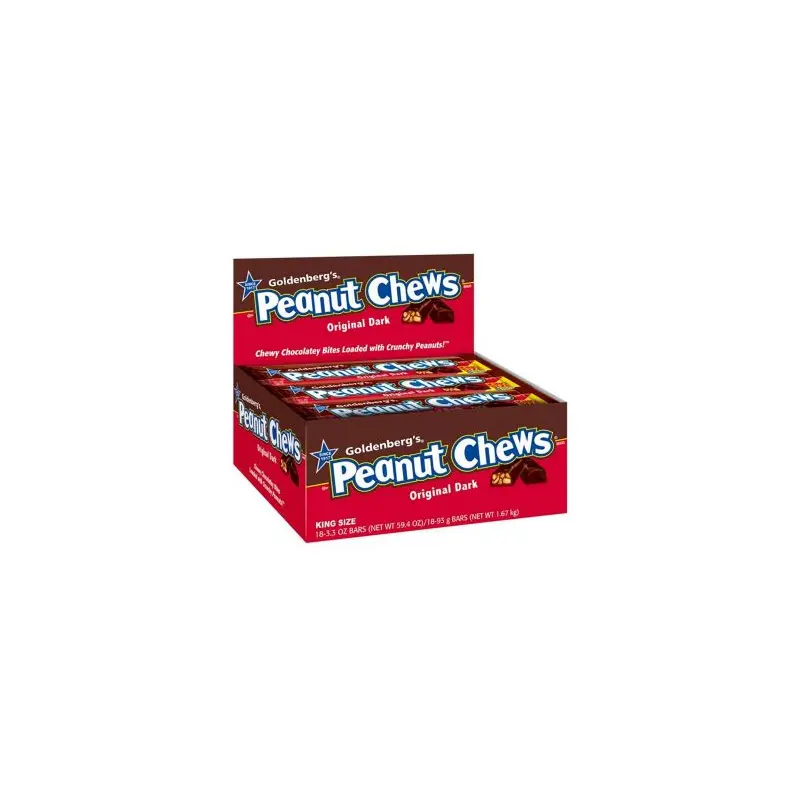 Peanut Chews Dark Chocolate King Size 18 ct.