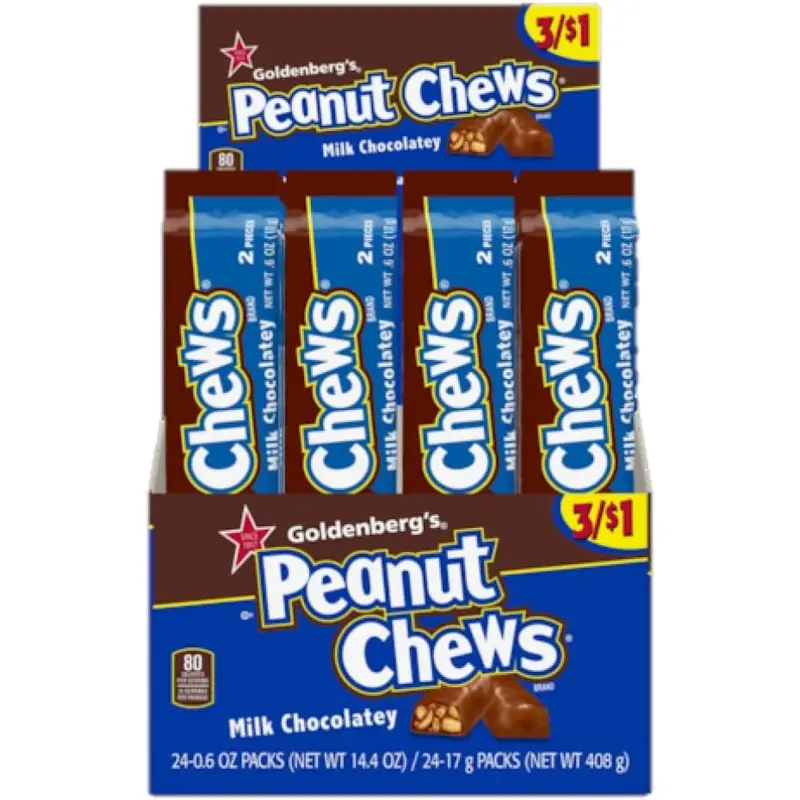 Peanut Chews Milk Chocolate 24 ct.