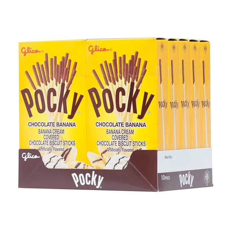Pocky Chocolate Banana Cookie Sticks 10 ct.