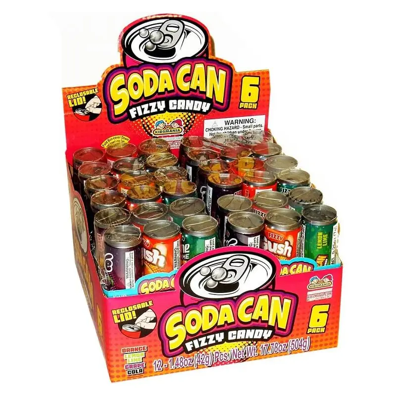 Soda Pop Fizzy Candy 12 ct.