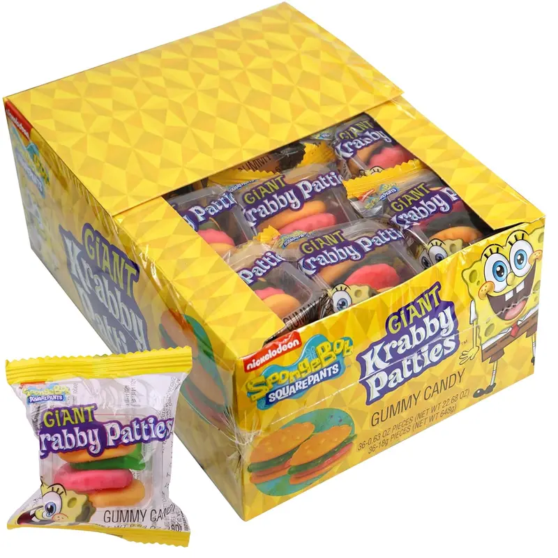 SpongeBob Giant Gummy Krabby Patties 36ct.