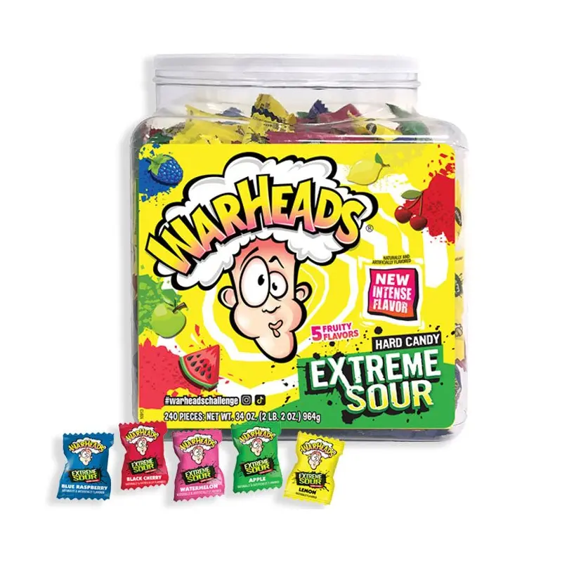 Warheads Extreme Sour Tub 240 ct.