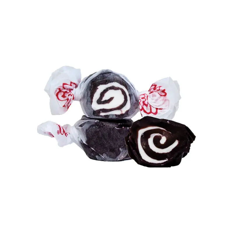 Black Licorice Swirl Salt Water Taffy