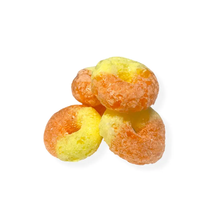 Freeze Dried Gummy Peach Rings