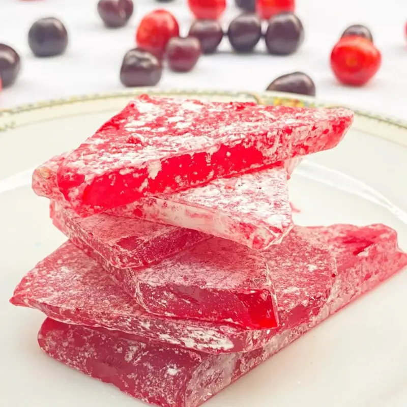 Handmade Cherry Stain Glass Candy